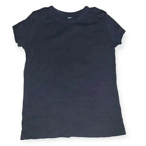 Vintage y2k black cotton baby tee